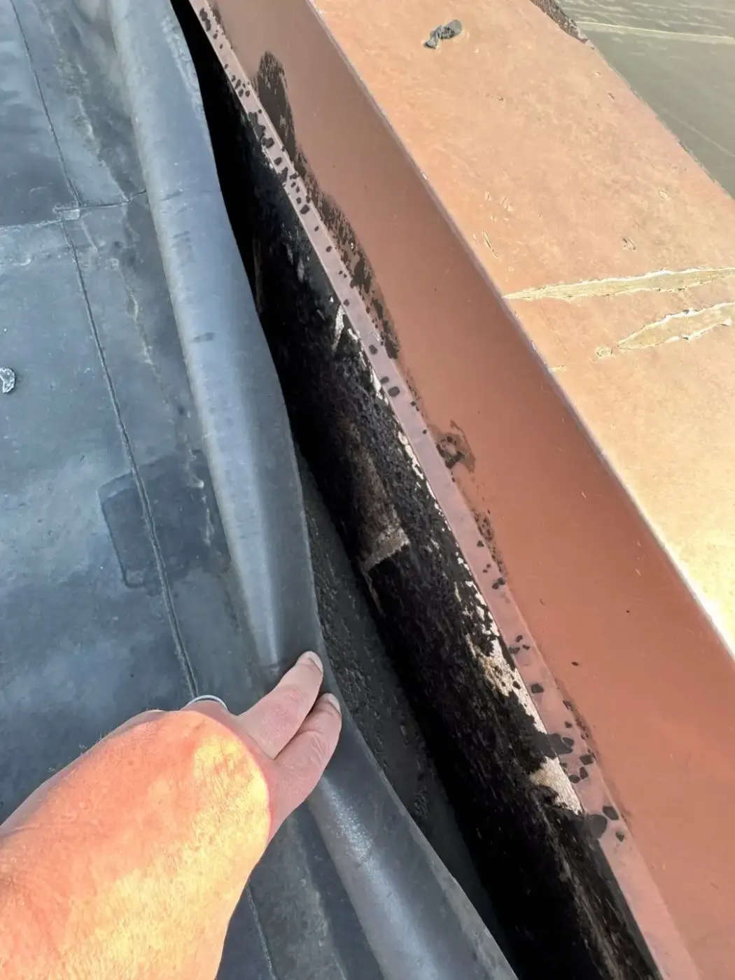 Tarping and dry-in on a Russellville commercial roof